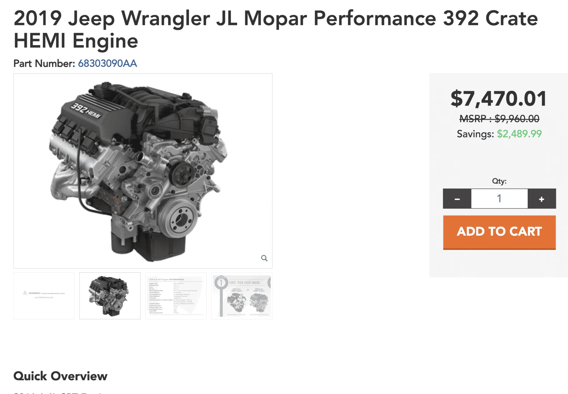 Jeep Wrangler JL Hemi 392 Crate Engine Install? Screen Shot 2019-04-23 at 10.00.38 AM