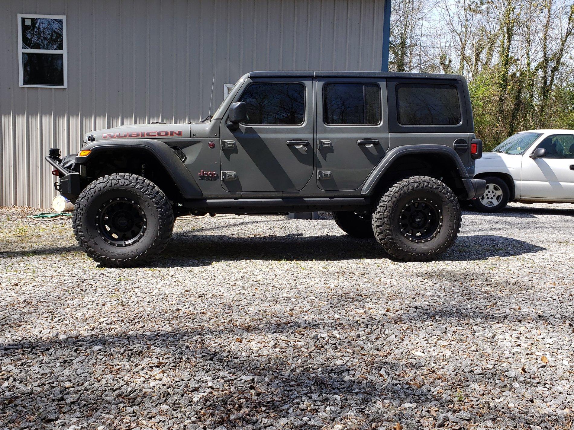 Jeep Wrangler JL Switching from spacers to springs 20190318_121410