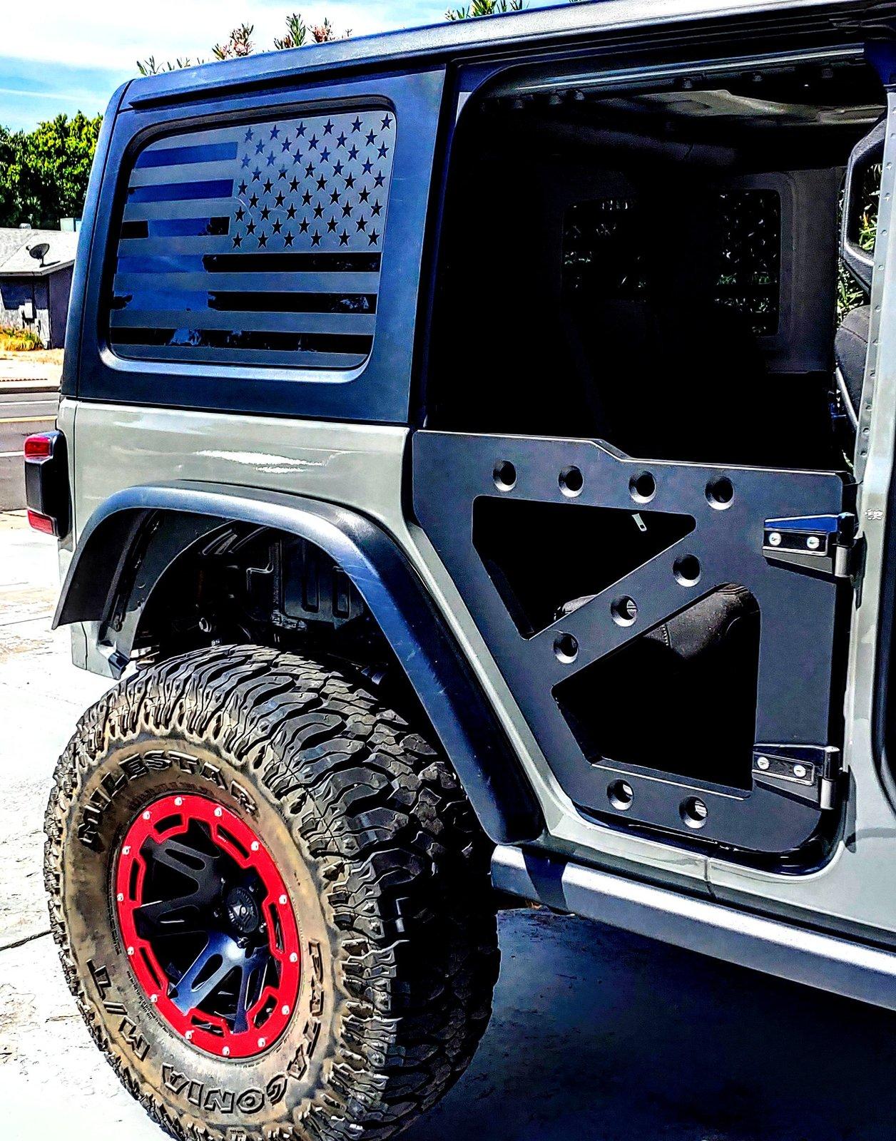 Jeep Wrangler JL American Flag Window Decal (hard tops) 0414191044_HDR~3