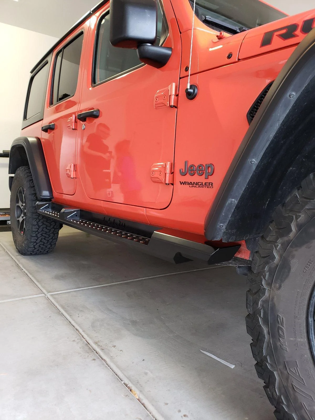 Jeep Wrangler JL Roam sidestep Rust 20190502_181900
