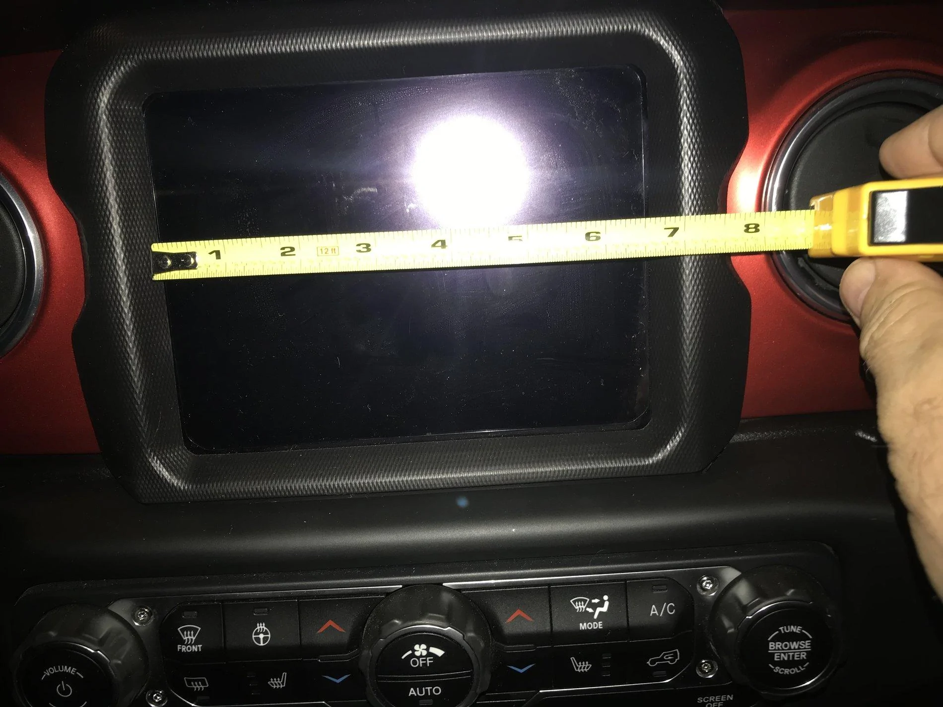 Jeep Wrangler JL Radio Bezel Measurements Needed IMG_2819