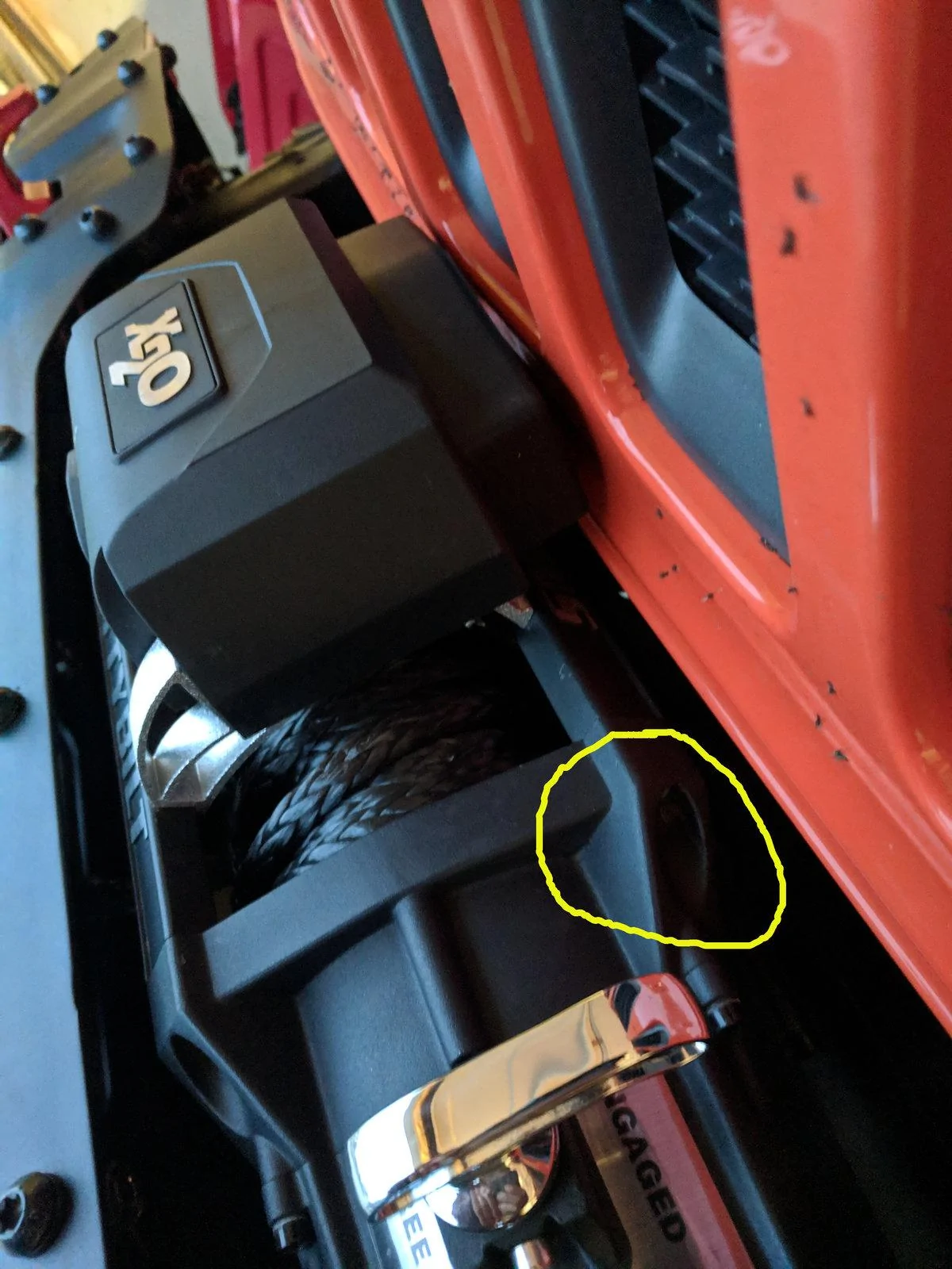 Jeep Wrangler JL smittybilt control box mounting question winchbolts