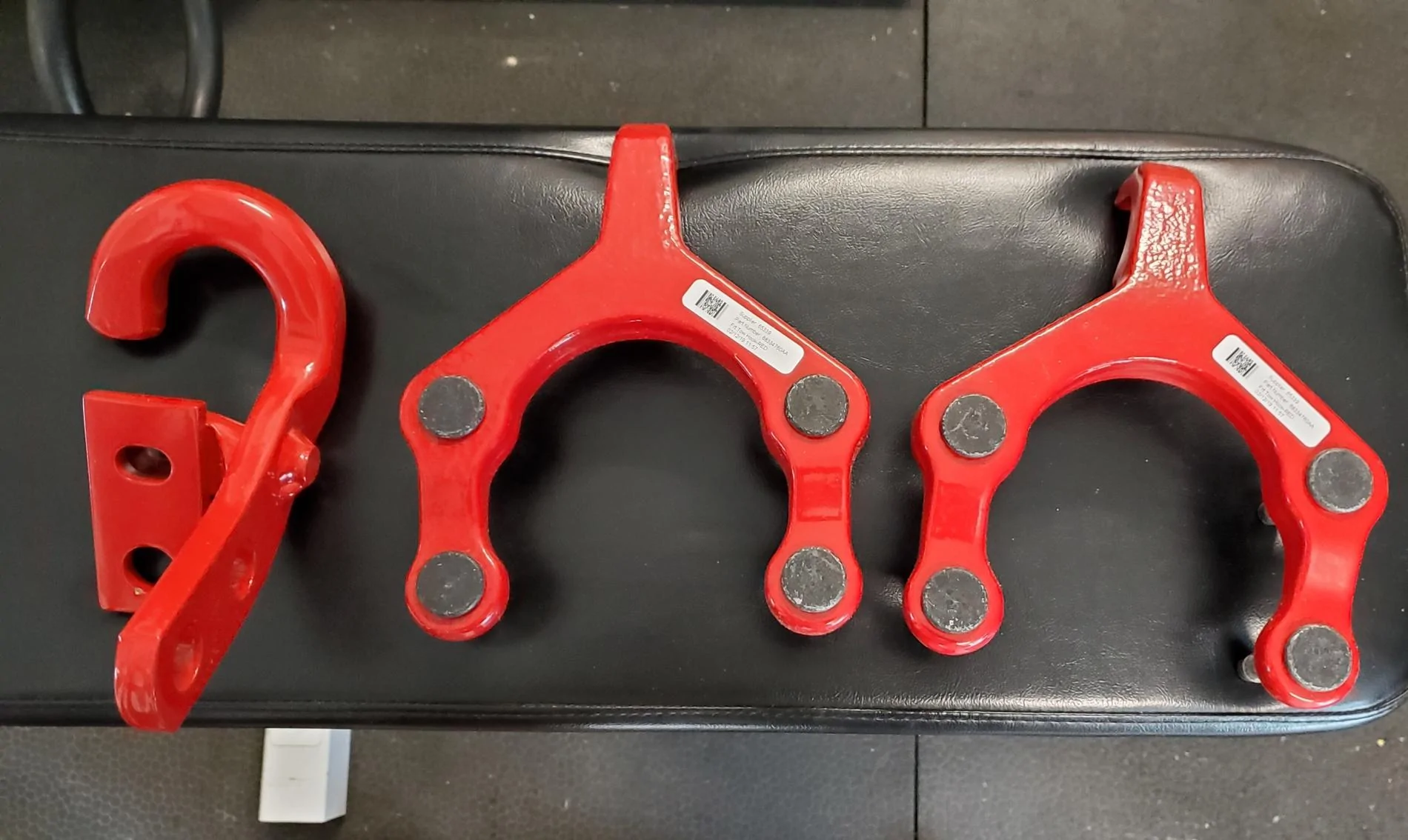 Jeep Wrangler JL 3 Red tow hooks hl0U5yF