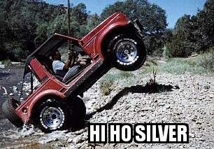Jeep Wrangler JL Jeep humor waiting room ( ** NO POLITICS ** ) silver
