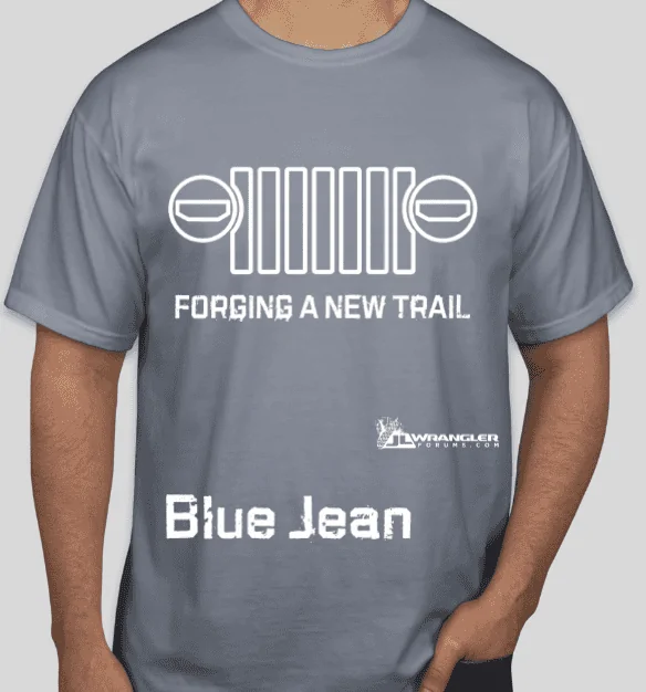 Jeep Wrangler JL Possible T-Shirt Fundraiser Blue Jean