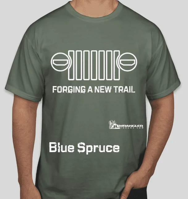 Jeep Wrangler JL Possible T-Shirt Fundraiser Blue Spruc
