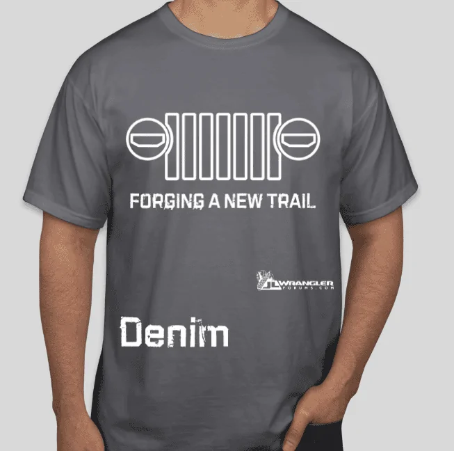 Jeep Wrangler JL Possible T-Shirt Fundraiser Denim