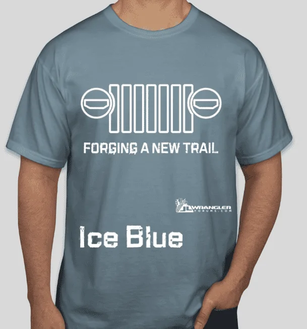 Jeep Wrangler JL Possible T-Shirt Fundraiser Ice Blu