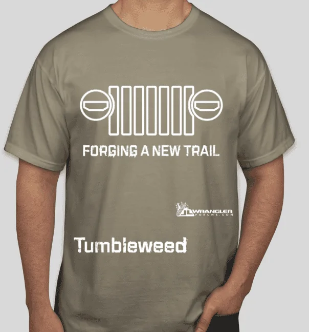Jeep Wrangler JL Possible T-Shirt Fundraiser Tumbleweed