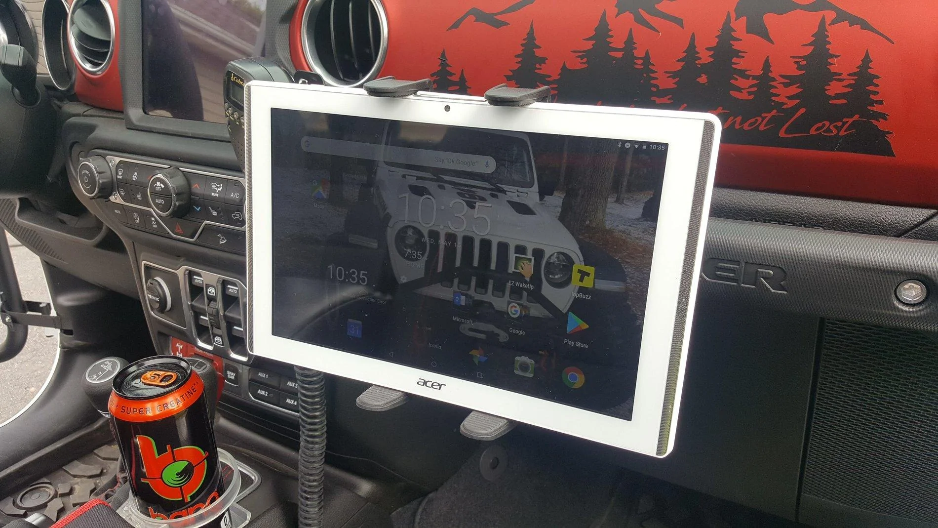 Jeep Wrangler JL How does everyone mount their cell phones? 20190515_103557