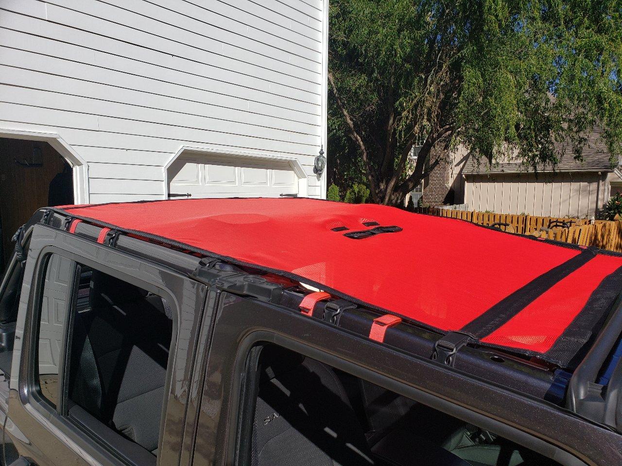 Jeep Wrangler JL JL Rugged Ridge Eclipse Sunshade Design Issue- 13579.71 20181027_143242