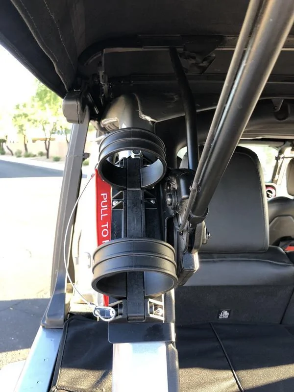 Jeep Wrangler JL Cool Tech H3R Fire Extinguisher Kit IMG-1385