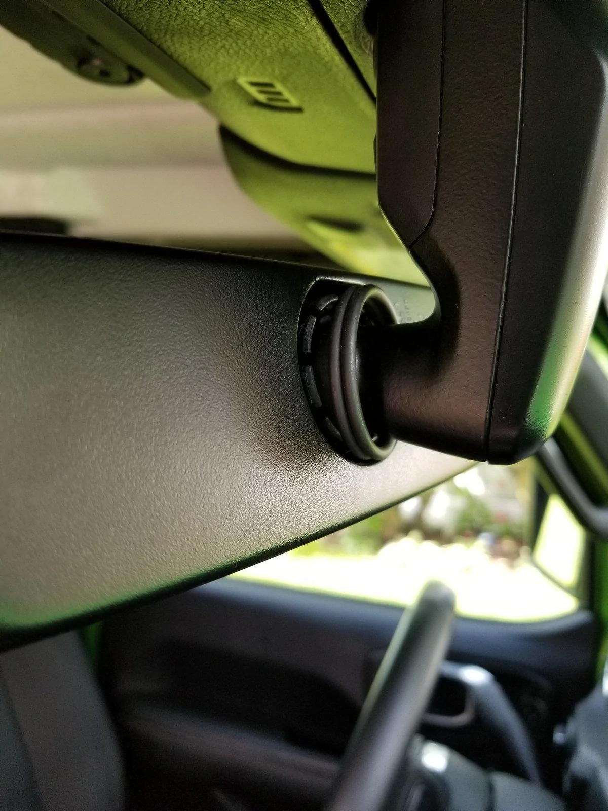 Jeep Wrangler JL Rearview mirror spring fix? mirror spring