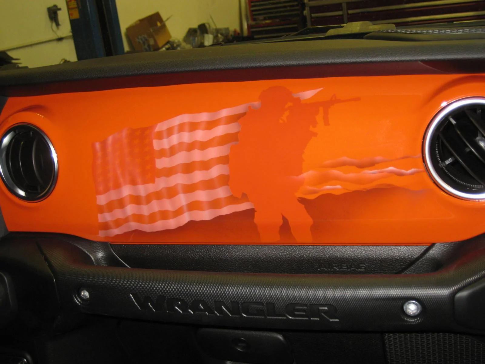 Jeep Wrangler JL Show off your DIY painted dash Jeep pics 001