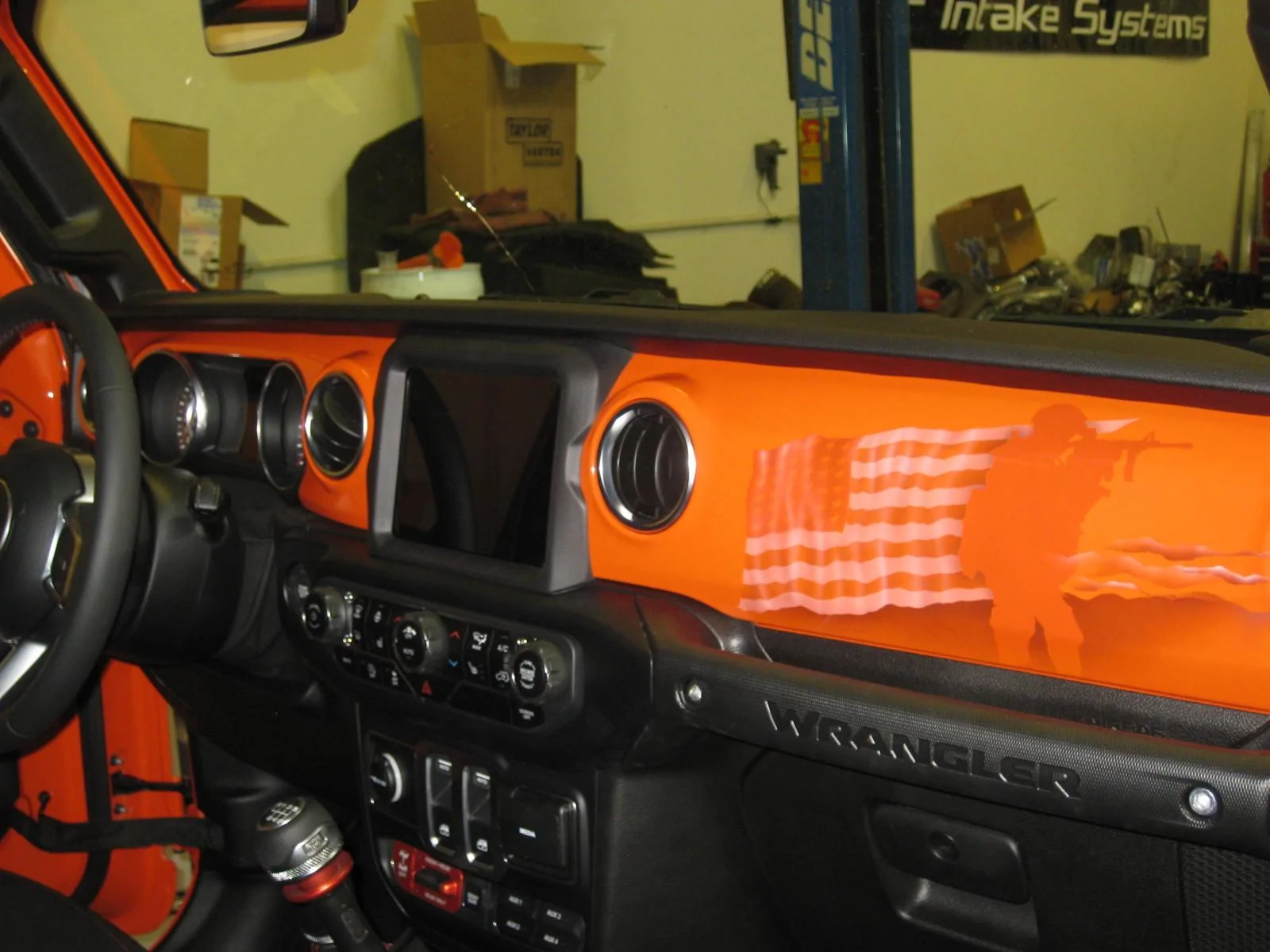 Jeep Wrangler JL Show off your DIY painted dash Jeep pics 006