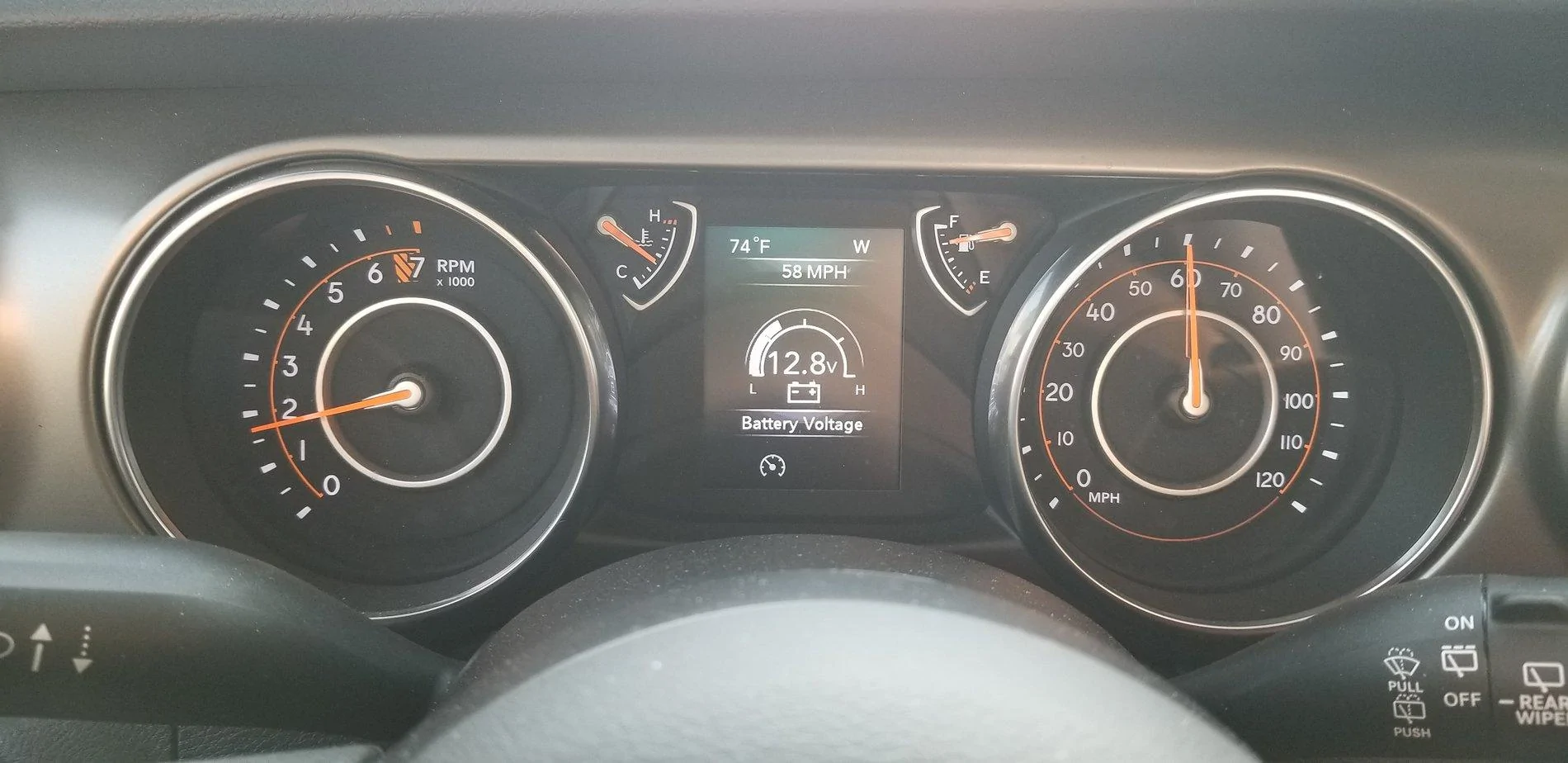 Jeep Wrangler JL Failing Alternator 20190529_183927