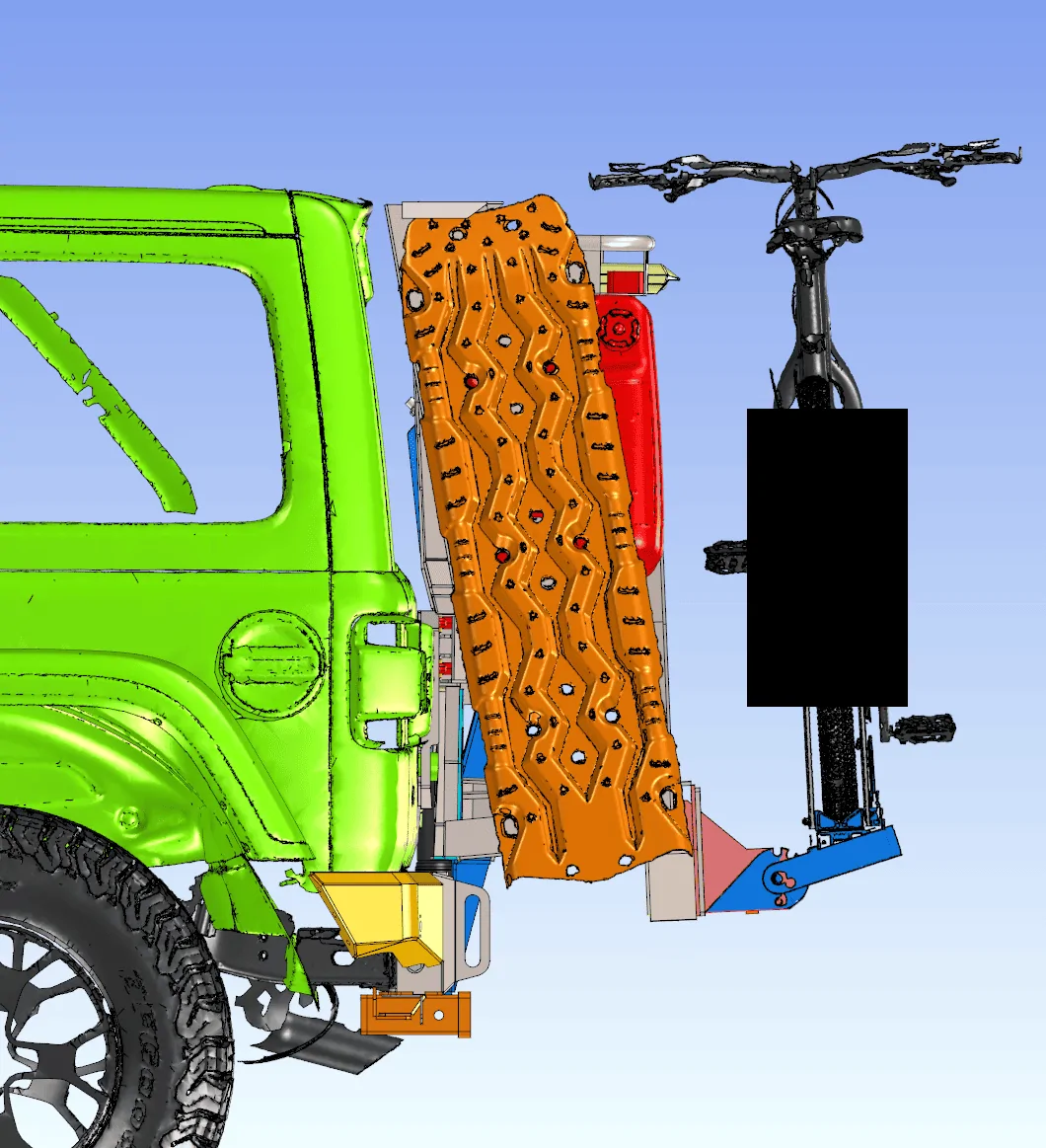 MK2 ROAM JL Slimline Tire Carrier Rear Bumper 002.webp