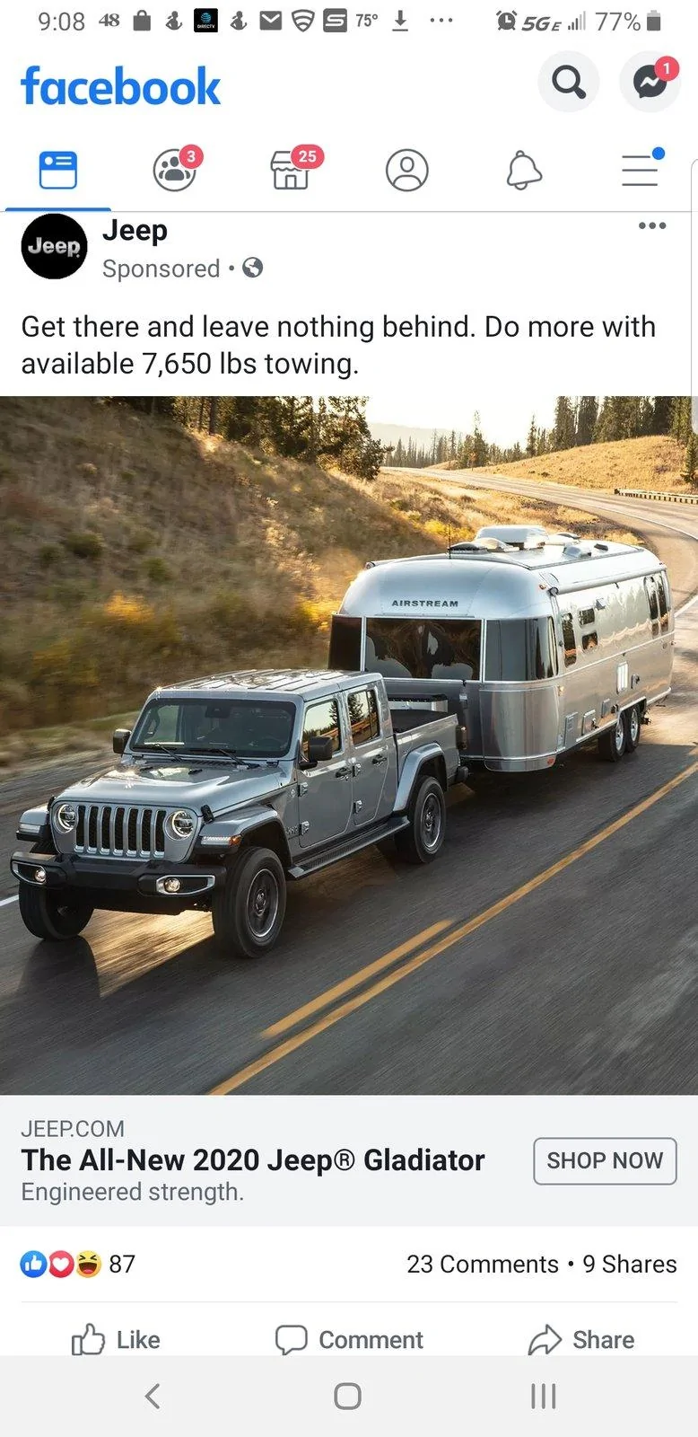 Jeep Wrangler JL Gladiator Screenshot_20190601-090808_Facebook