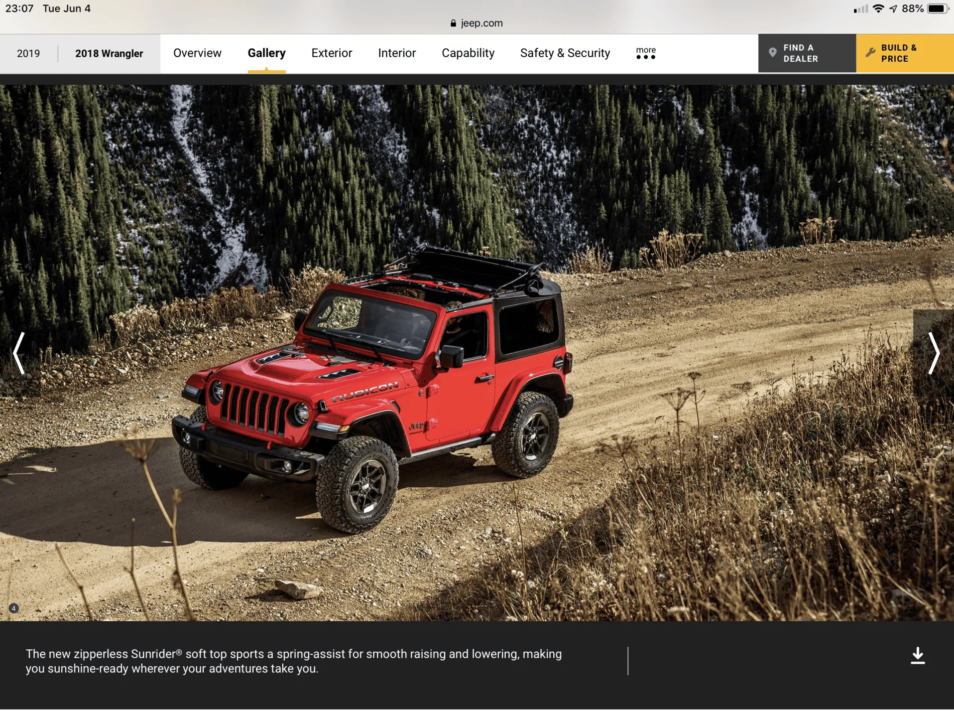 Jeep Wrangler JL Sunrider position pointless? 77FD83F3-6F59-4B13-A519-36CACE6907B2