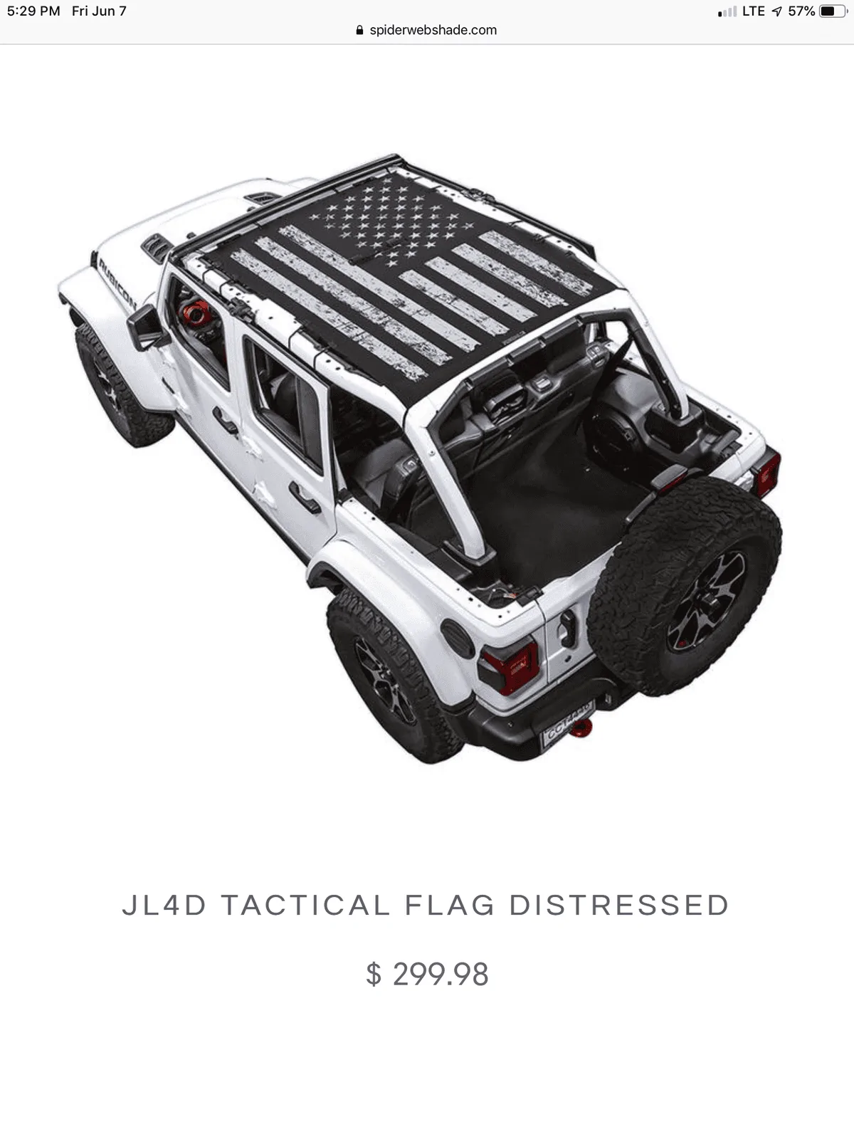 Jeep Wrangler JL Spiderweb Shade for JL 4dr 05BD85E7-5360-480E-85C5-5D21AAA3E7ED