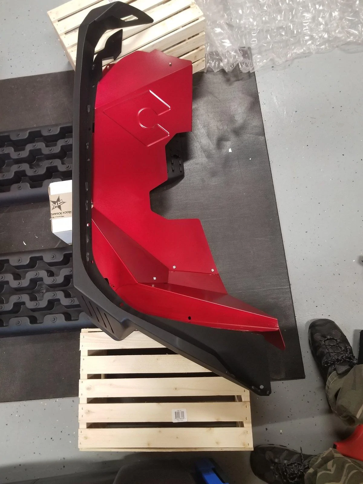 Jeep Wrangler JL Rubicon Red Dash Color Match 20181230_141630