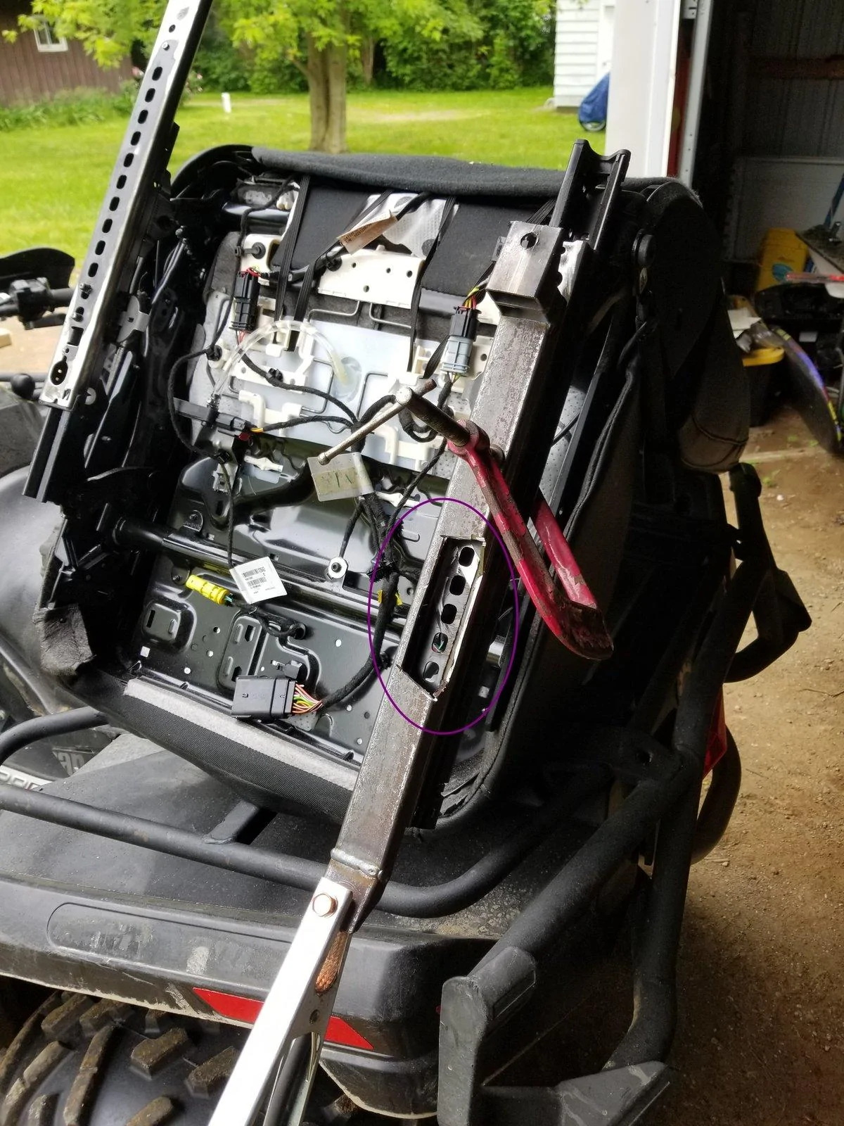 Jeep Wrangler JL DIY Seat relocation brackets 20190609_124539