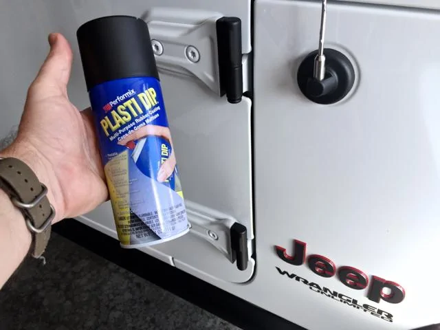 Jeep Wrangler JL Damon's white JLU Rubicon build Plasti_hinges