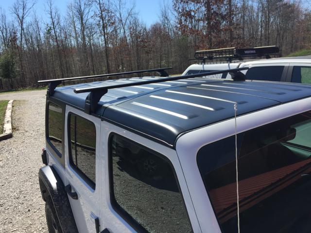 Jeep Wrangler JL Damon's white JLU Rubicon build Mopar_rack
