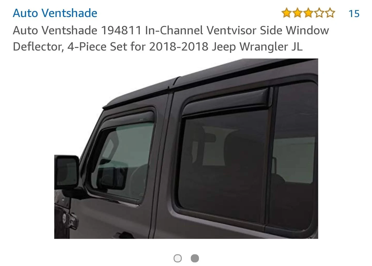 Jeep Wrangler JL In-channel vent visor window deflector SmartSelect_20190611-230739_Samsung Internet