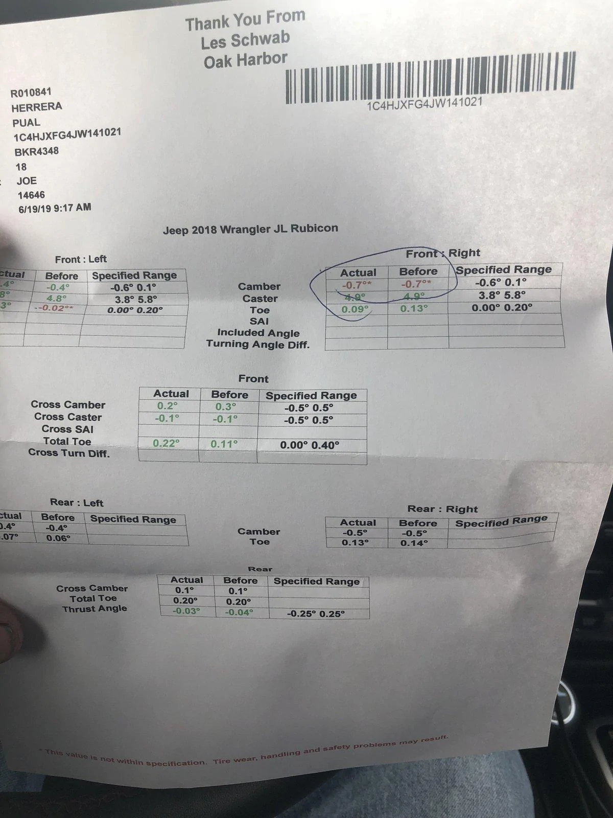 Jeep Wrangler JL Pre trip inspection possible ball joint issue 86DC9D26-8681-4C27-AD15-60D0BAECCCCC