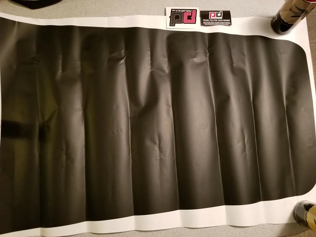 Jeep Wrangler JL PixelDecals - 5 week wait time plus creased decals Hood_Decal_03