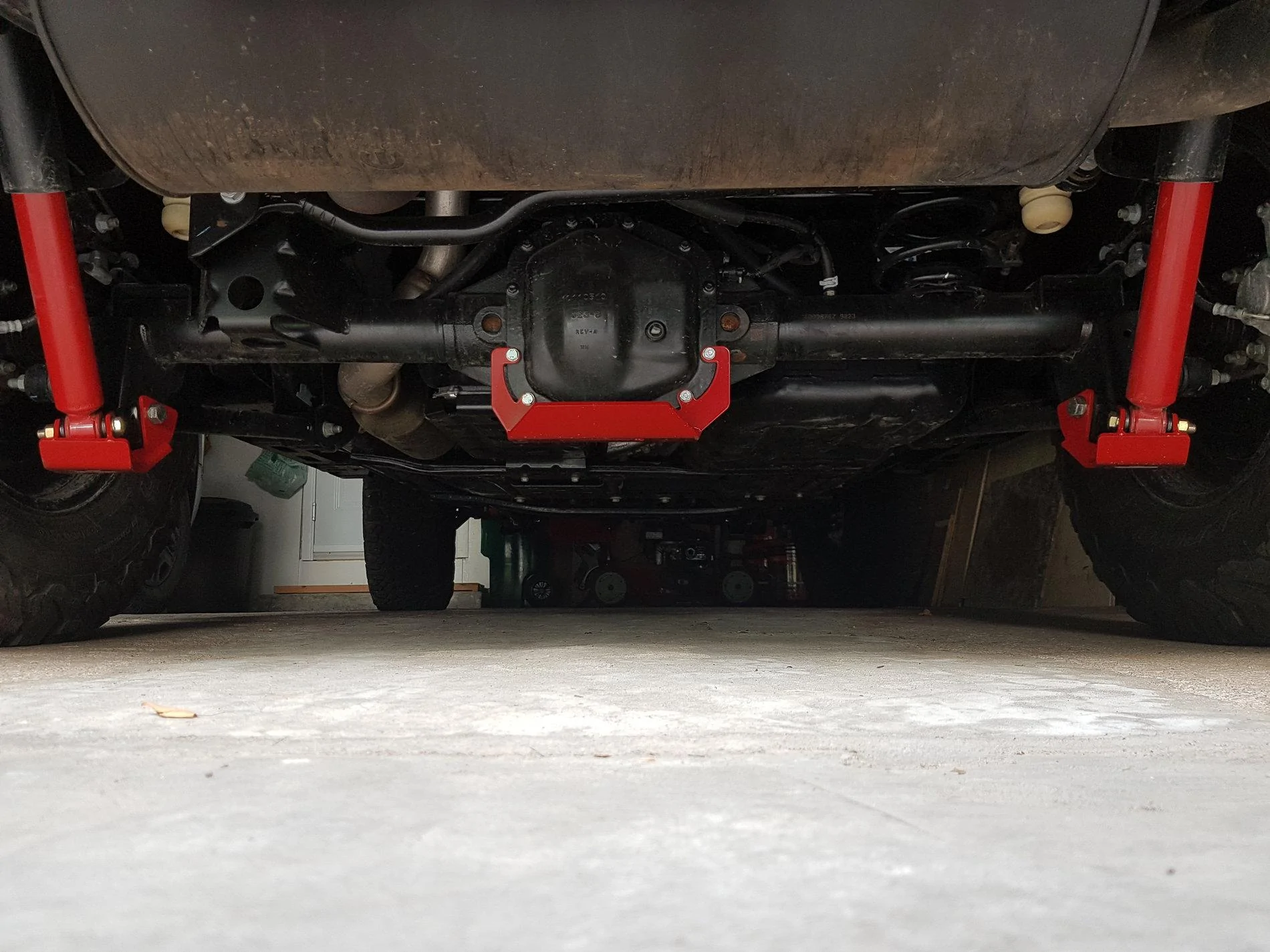 Jeep Wrangler JL Rancho differential glide plate install 20190621_165011