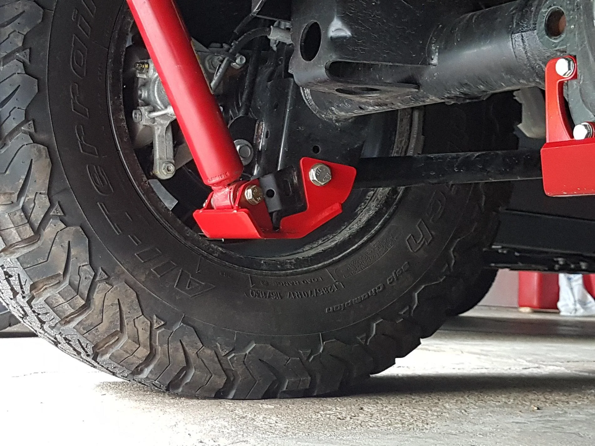 Jeep Wrangler JL Rancho differential glide plate install 20190621_165053