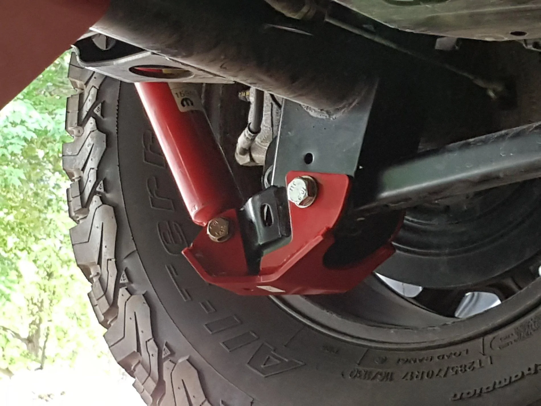 Jeep Wrangler JL Rancho differential glide plate install 20190621_165157