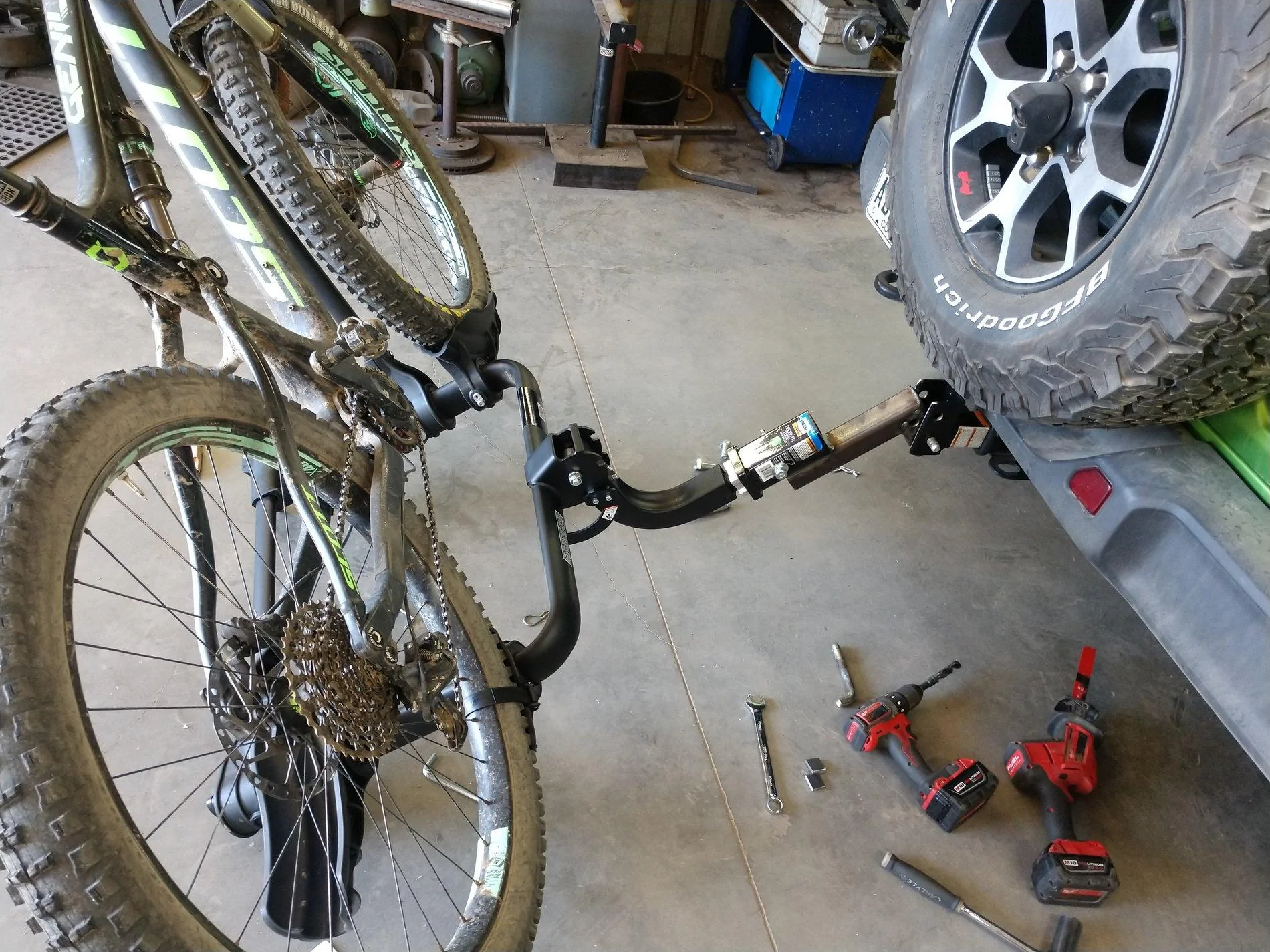 Jeep Wrangler JL Bike hitch mounts IMG_20190623_095931375
