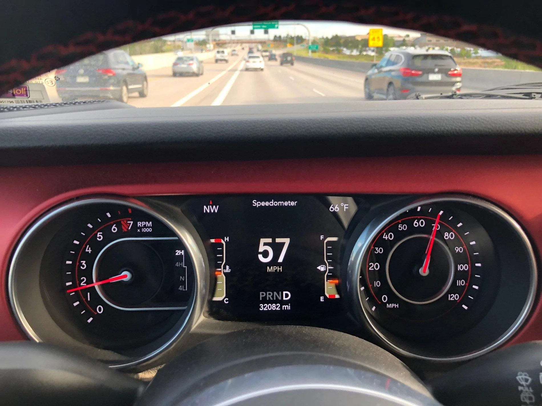Jeep Wrangler JL Digital Speedometer vs Needle speedometer_offset