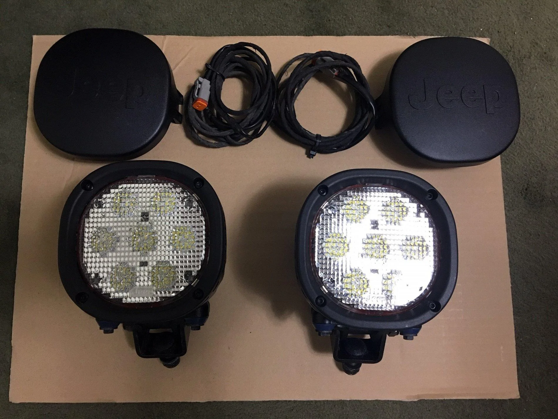 Jeep Wrangler JL Mopar 7" LED Offroad Lights light 1