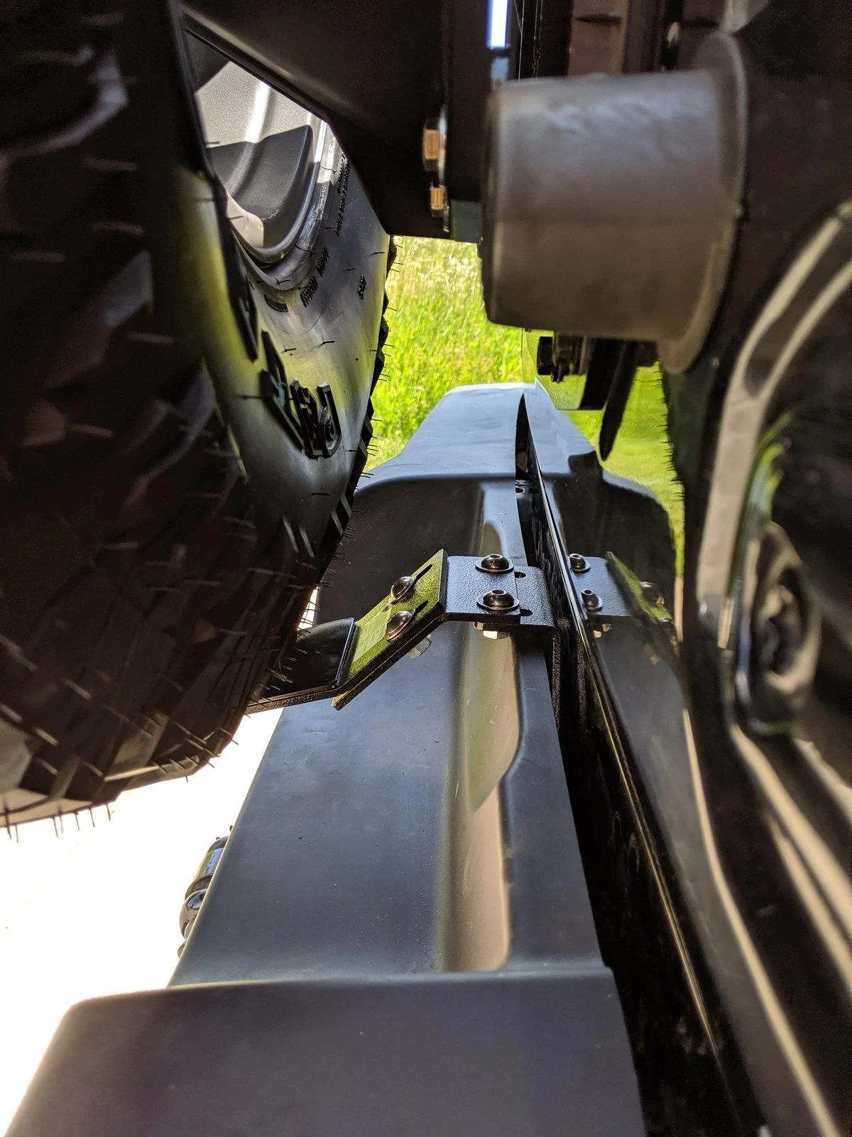 Jeep Wrangler JL Skyjacker  JL Tailgate Saver Support & Spare Tire Relocation Kit MVIMG_20190701_112936