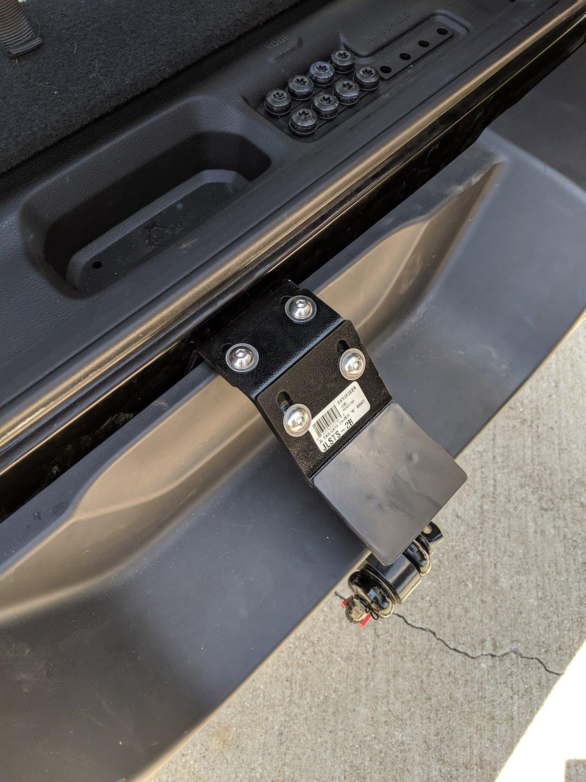 Jeep Wrangler JL Skyjacker  JL Tailgate Saver Support & Spare Tire Relocation Kit MVIMG_20190701_112944