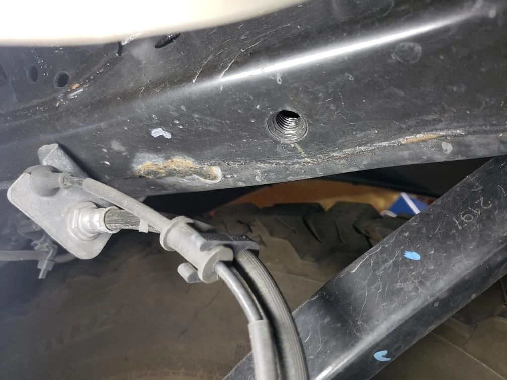 Jeep Wrangler JL Massive Frame Weld Issues Left Underside 03