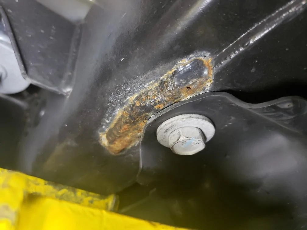 Jeep Wrangler JL Massive Frame Weld Issues Right Underside 02