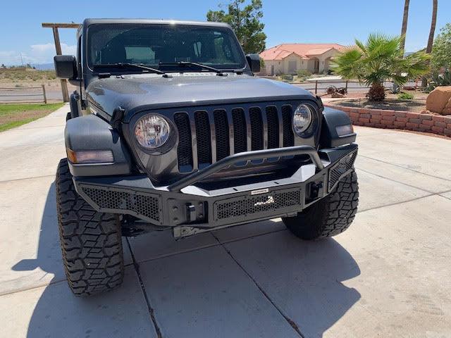 Jeep Wrangler JL Go Rhino - Rockline Full Width Bumper Bumper 1