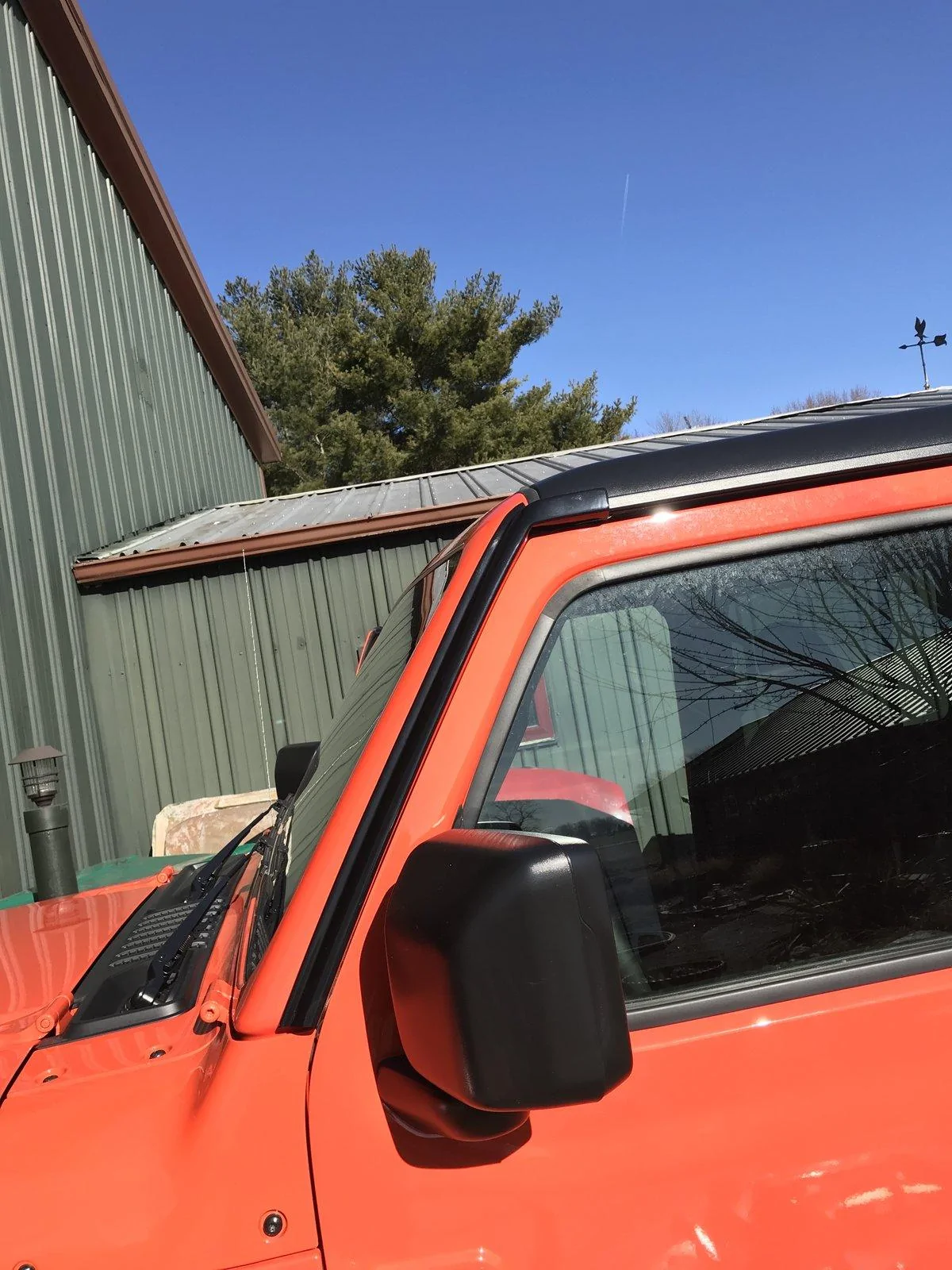 Jeep Wrangler JL Rain Gutter 'Extensions/Block' IMG_4690