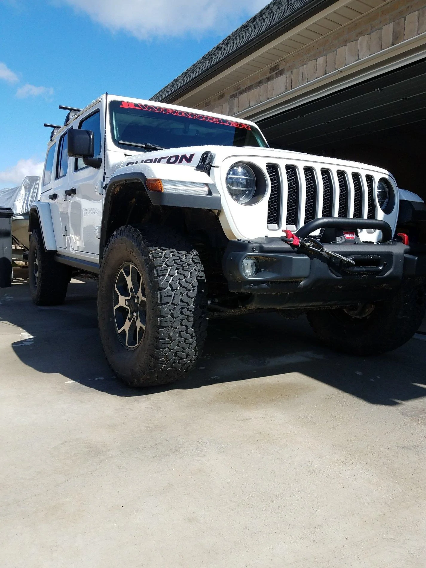 Jeep Wrangler JL New Rubicon Express 2" Budget Boost 20180312_144627