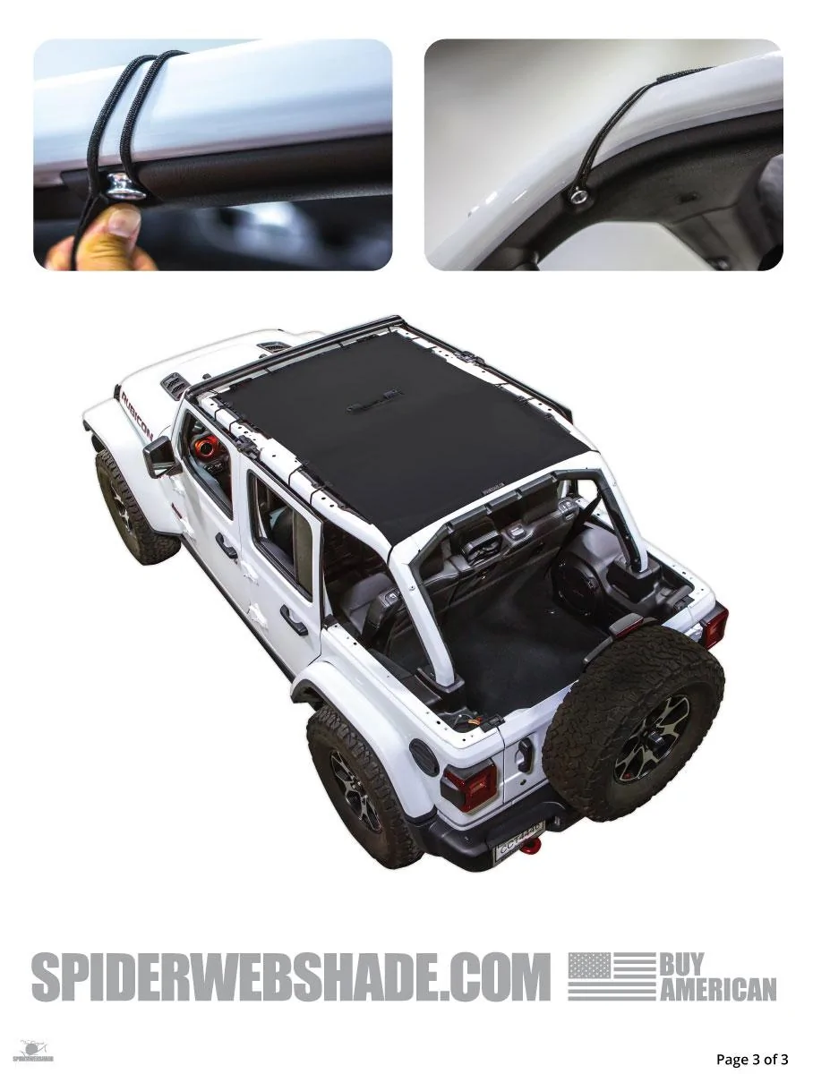 Jeep Wrangler JL Spiderwebshade SWS_JL_Install3