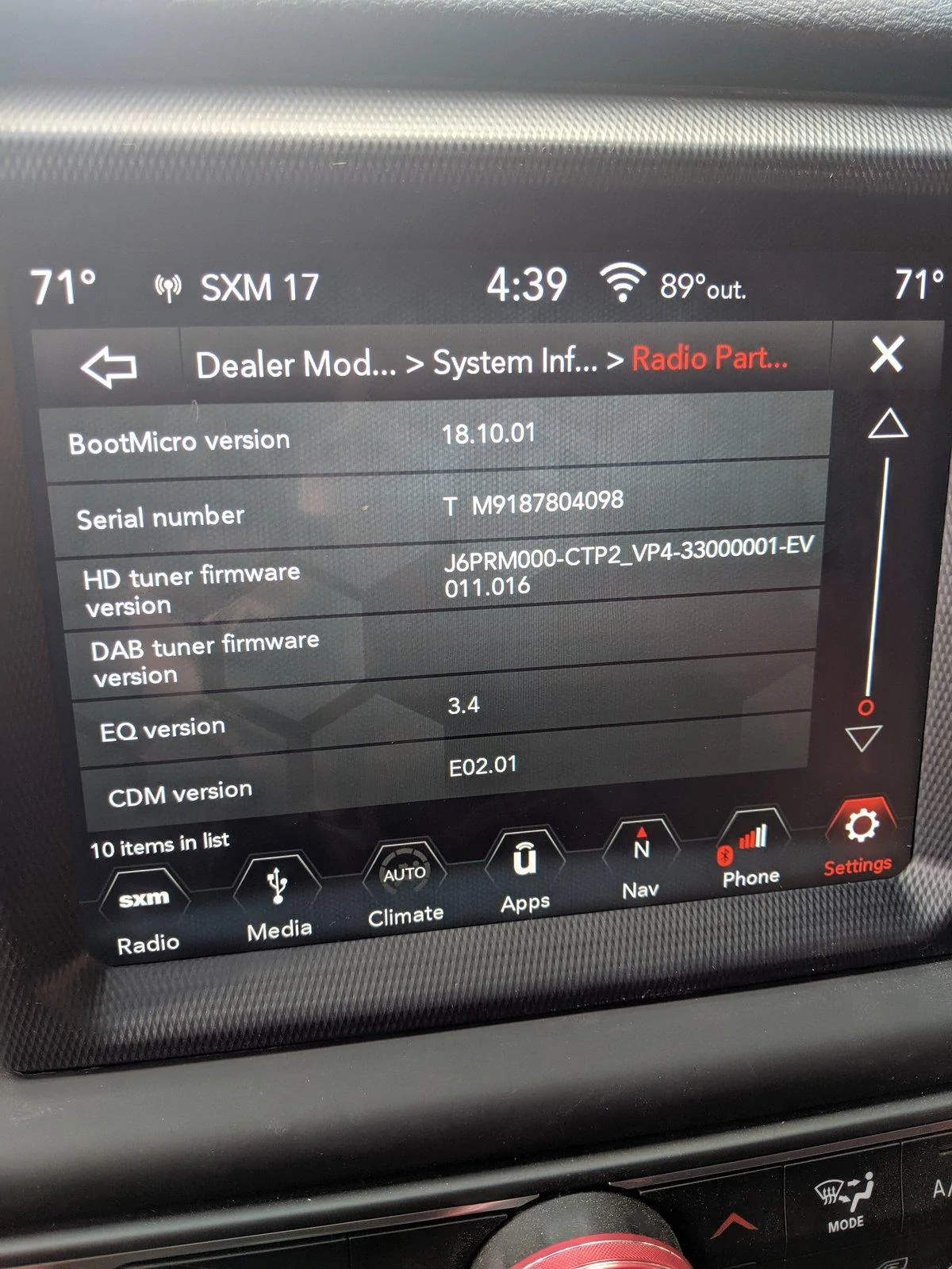 Jeep Wrangler JL Weird uConnect/Radio issues/fix 2019-06-25 16.39.44