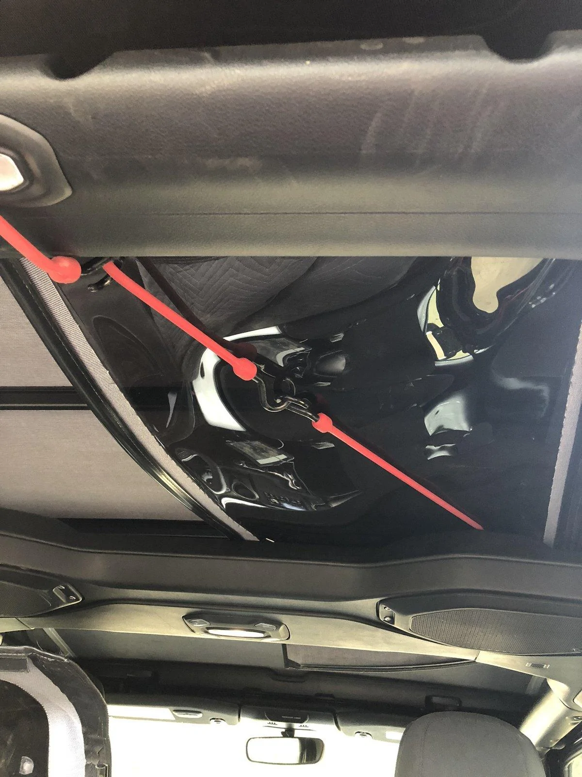 Jeep Wrangler JL New Soft top window storage idea IMG_2811