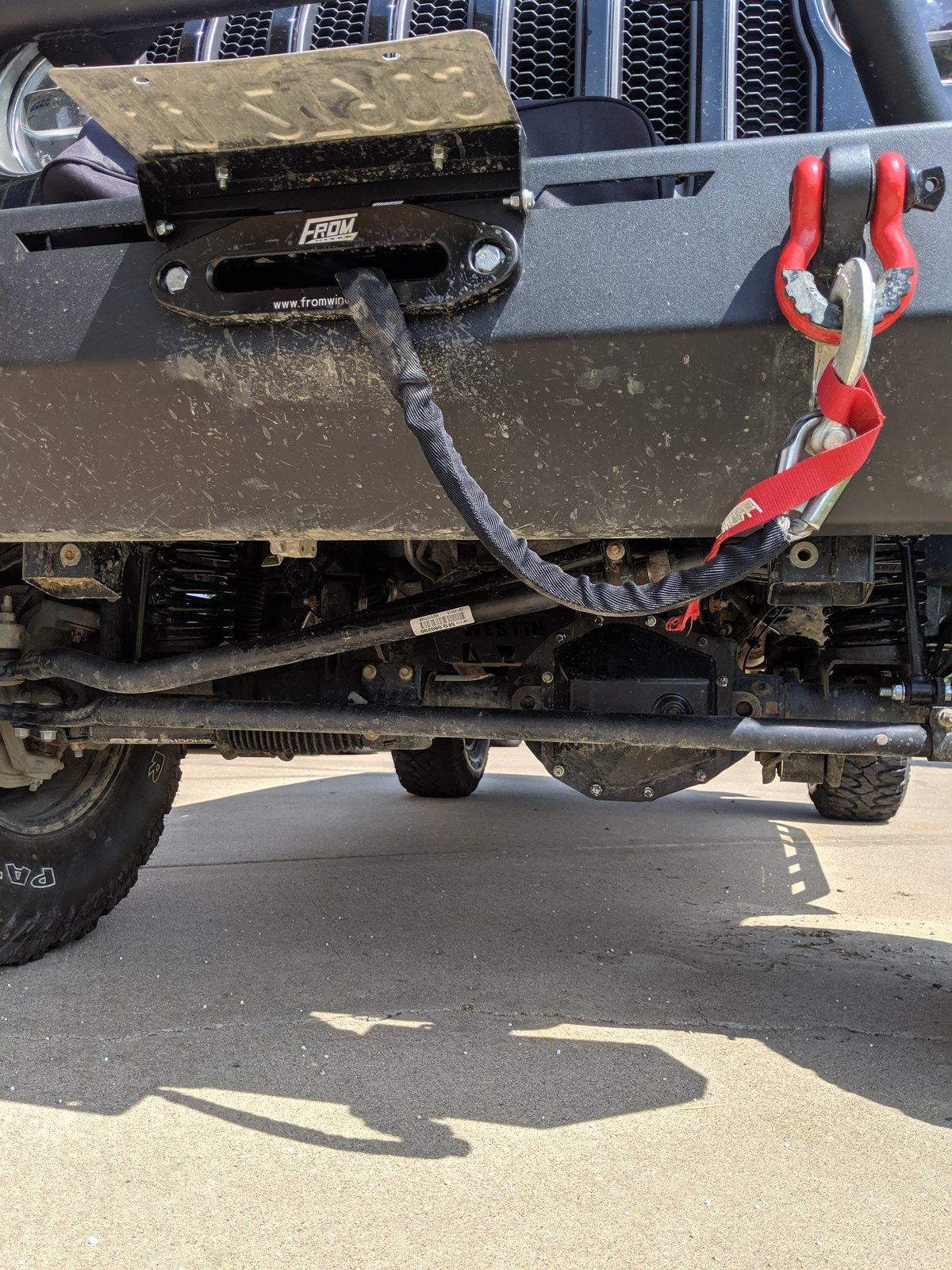 Jeep Wrangler JL Front bumper skid plate options MVIMG_20190720_104334