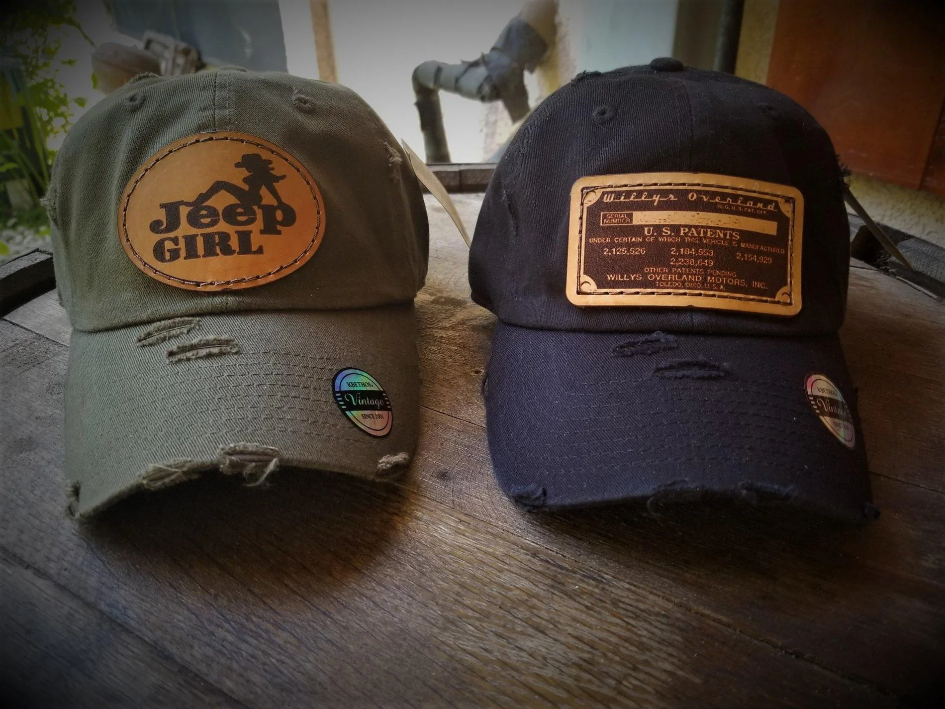 Jeep Wrangler JL Leather Patch Jeep Hats ... maybe .. Jeep Hat V1