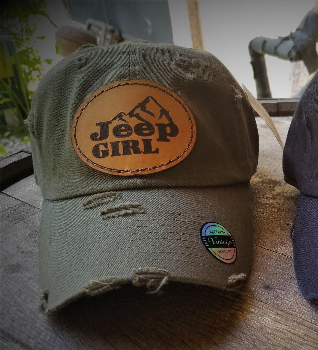 Jeep Wrangler JL Leather Patch Jeep Hats ... maybe .. hat design